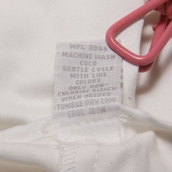 NEW Charter Club White Ankle Pants Size 14 Modern Fit Cotton Blend - Picture 9 of 9